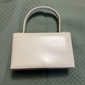 Vintage 1960s Magda Makkay leather handbag w/m/coin purse and mirror